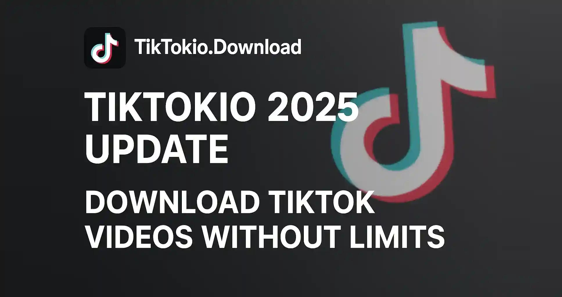 TikTokio 2025 Update – Download TikTok Videos Without Limits